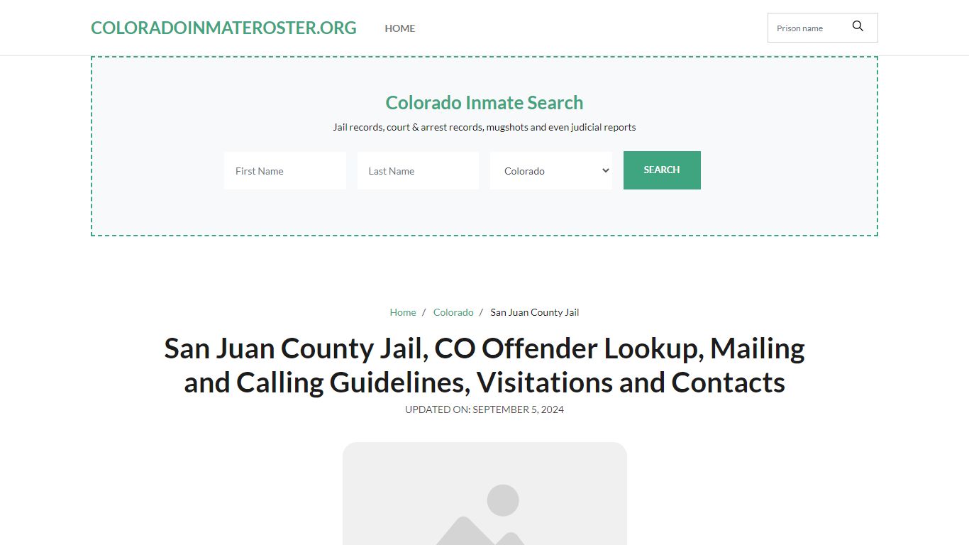 San Juan County Jail, CO: Inmate Search Options, Visitations, Contacts